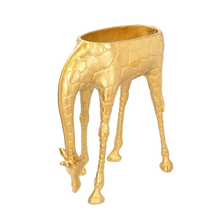 Osłonka na doniczkę Giraffe gold, 38 x 20 x 42 cm