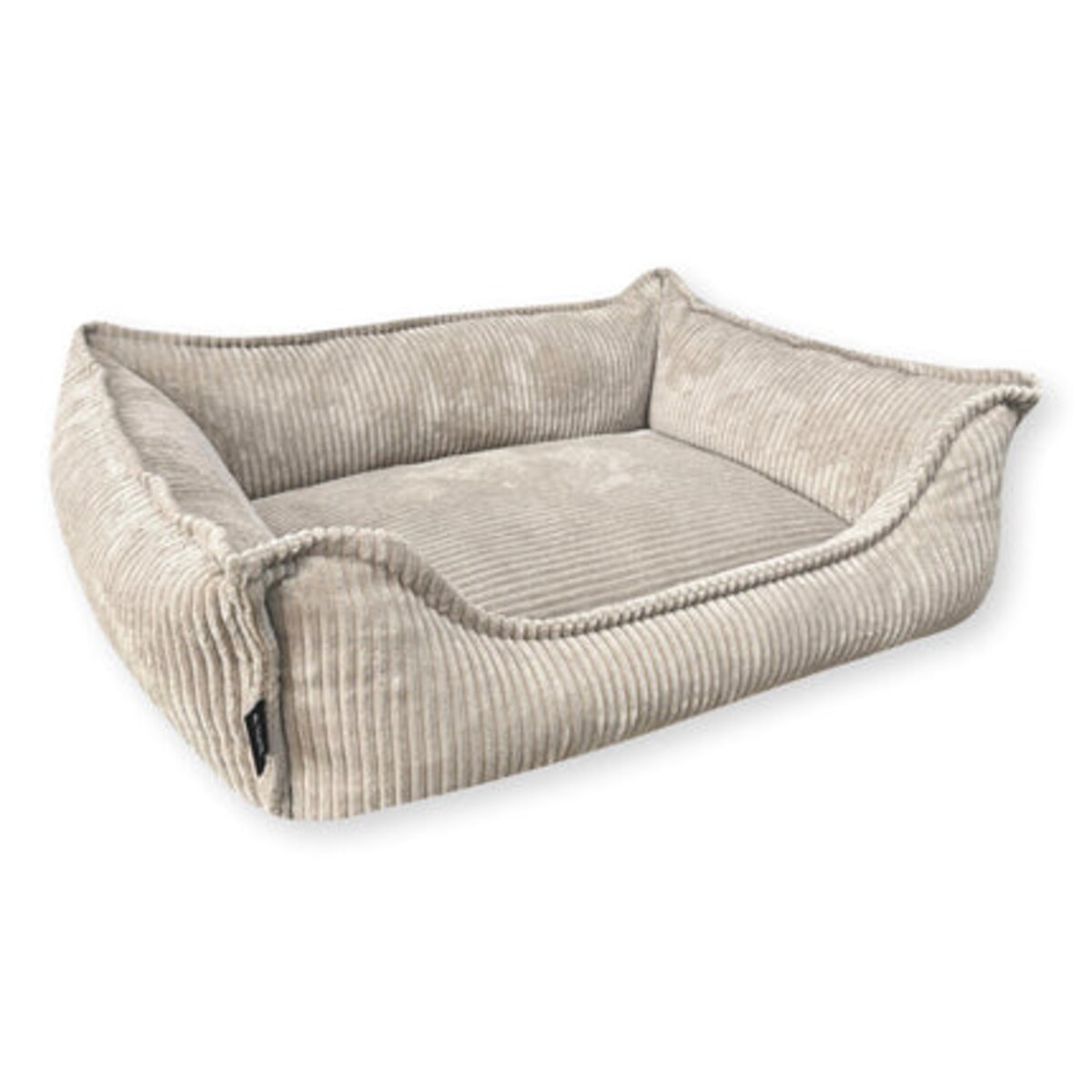 Ortopedyczne sztruksowe legowisko dla psa HUGO, 100x80 cm, Beż