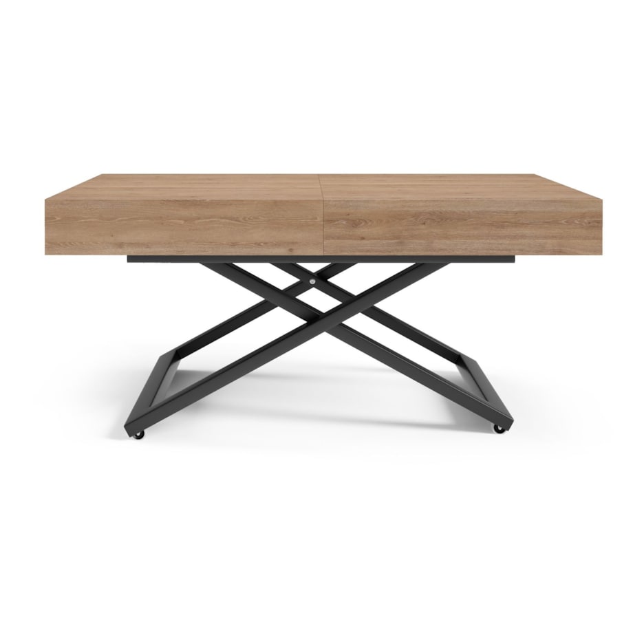 Ławostół Nowoczesny SIENNA, nogi U - Truffle Brown davos Oak