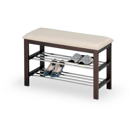 Stojak na obuwie ST-3 wenge/kremowy