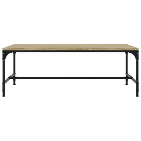 vidaXL Stolik kawowy, dąb sonoma 100x50x35 cm materiał drewnopochodny