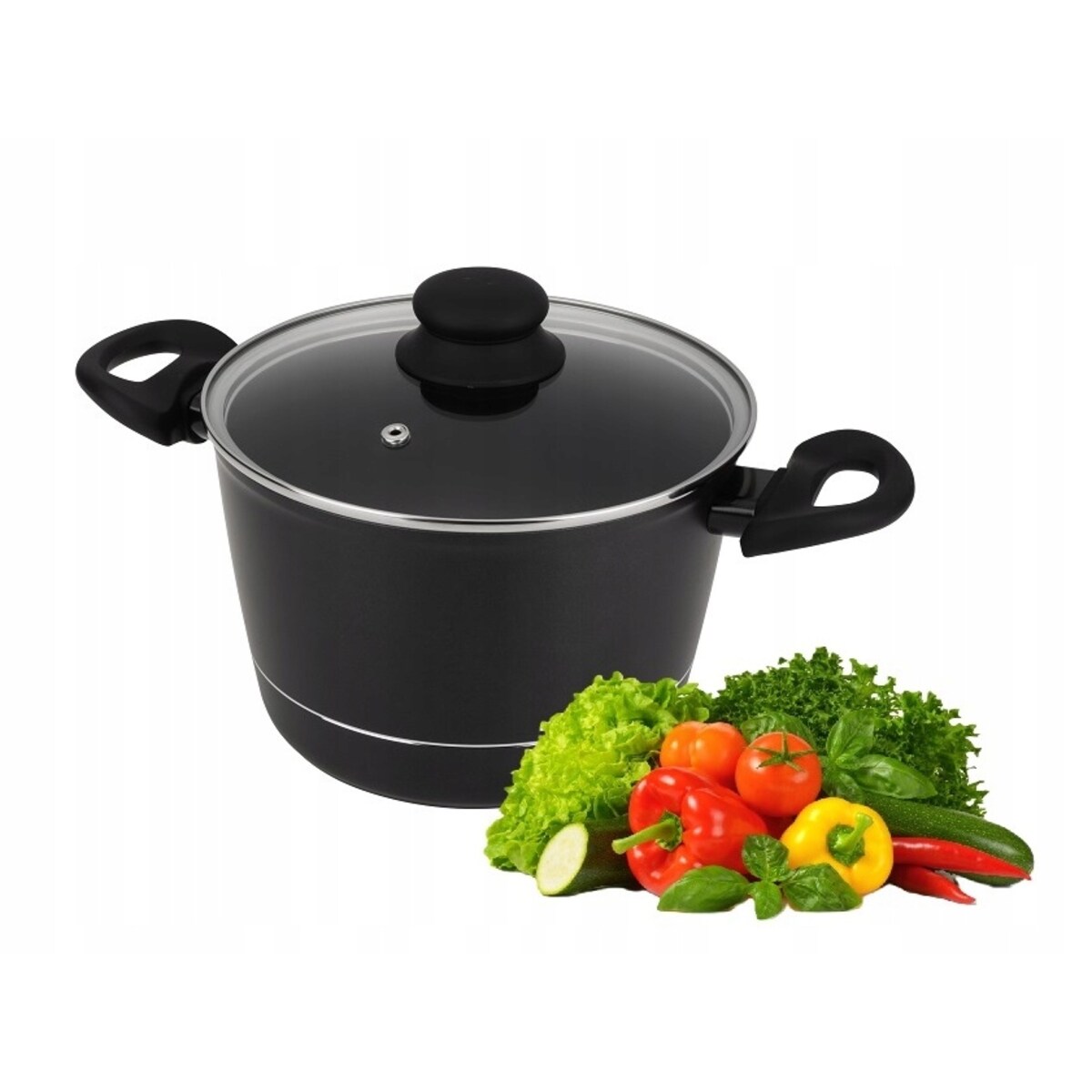 GARNEK ROYAL 20cm tradycyjny do gotowania zupy obiad 3,2L wysoki na prezent