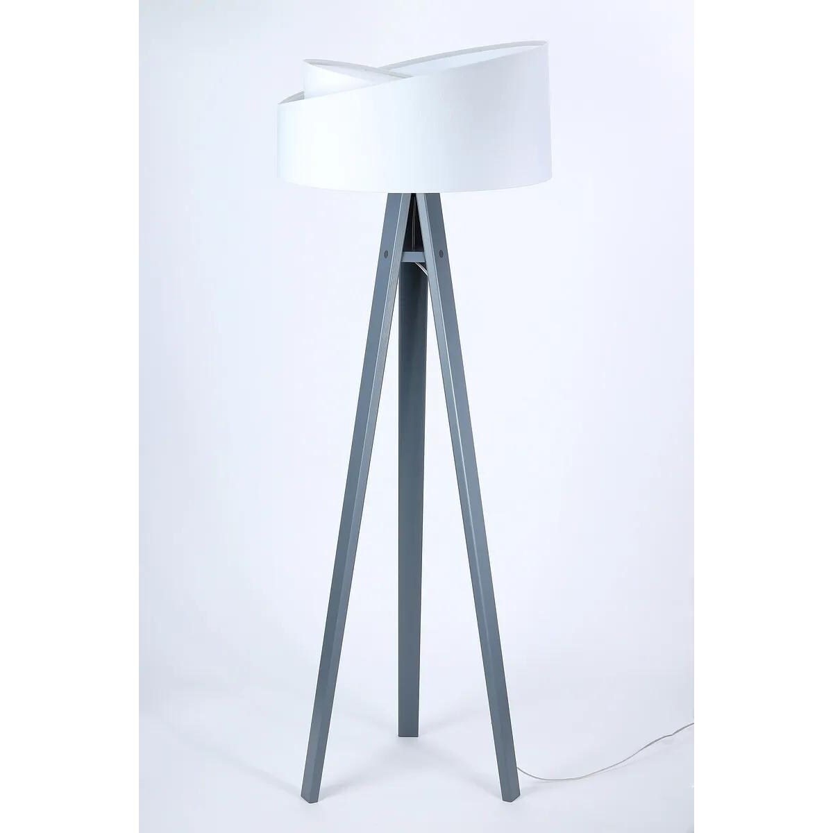 Lampa stojąca GEMSTONE biała/szara
