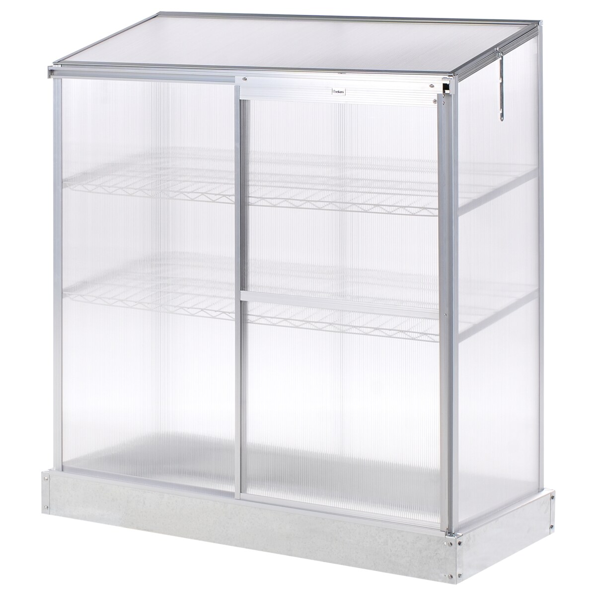 Szklarnia balkonowa LECCE Srebrny 59 cm