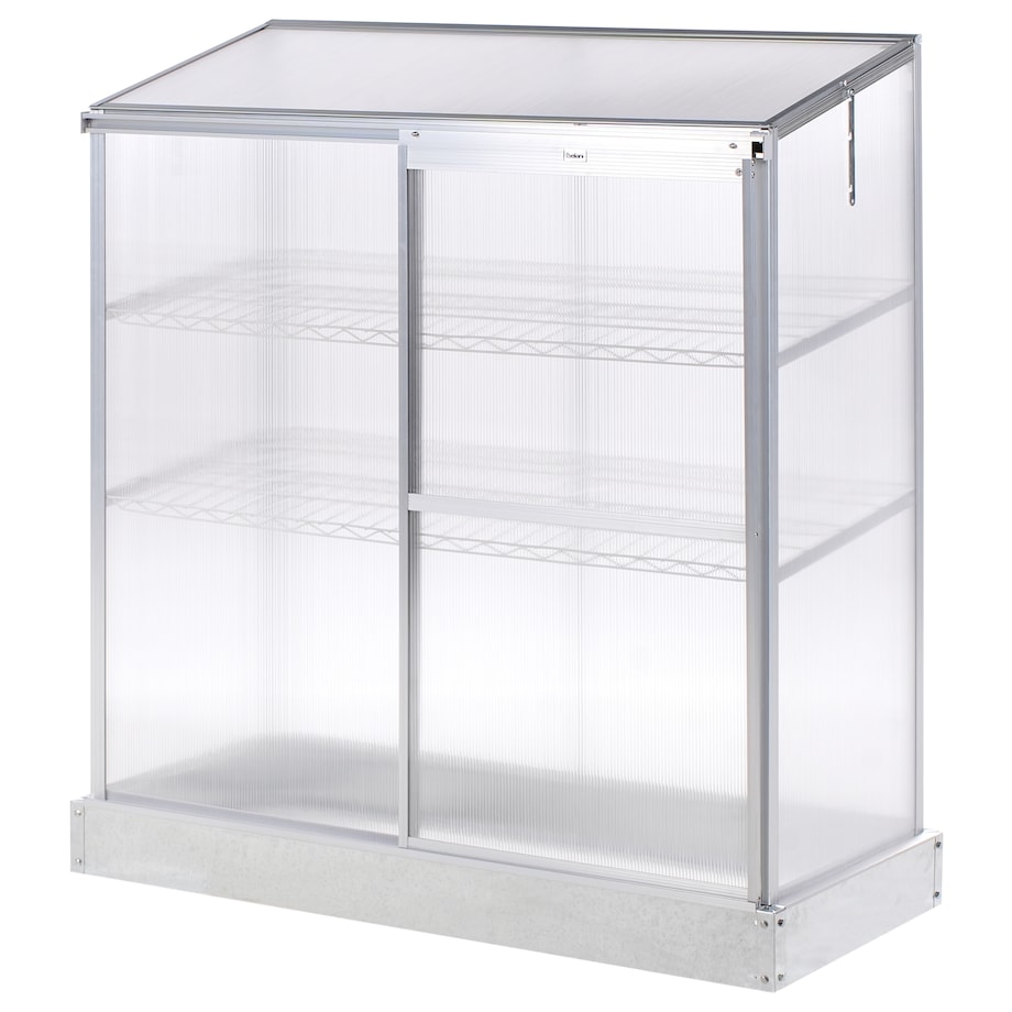 Szklarnia balkonowa LECCE Srebrny 59 cm