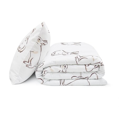 Pościel Króliki 140/200 + 70/80 cm