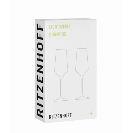 Zestaw 2 kieliszków do szampana Lichtweiss, Nadine Niggemeier