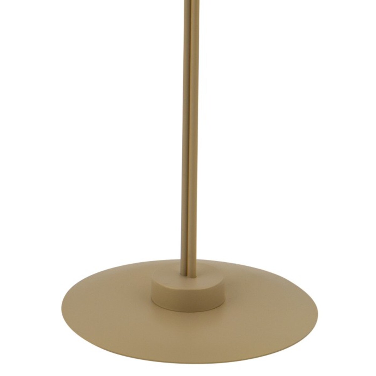 Salonowa lampa stojąca VELVET metalowa podłogowa złota biała