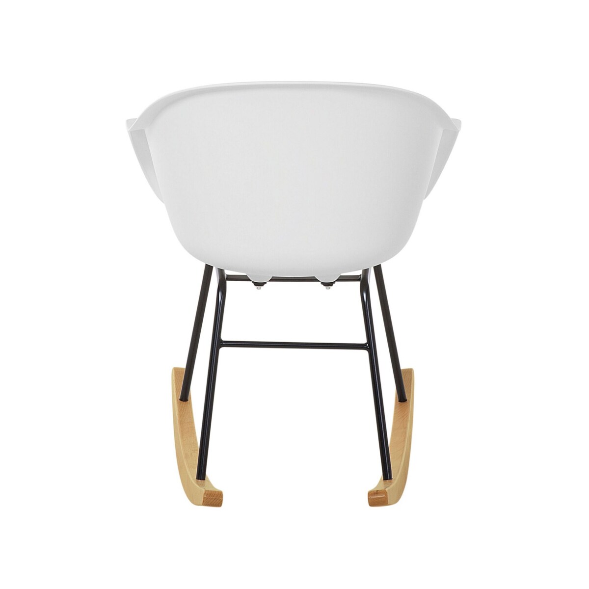 Krzesło bujane białe HARMONY