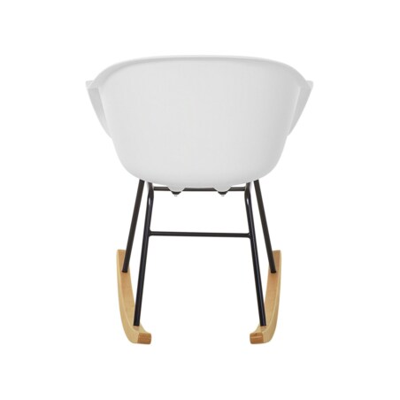 Krzesło bujane białe HARMONY