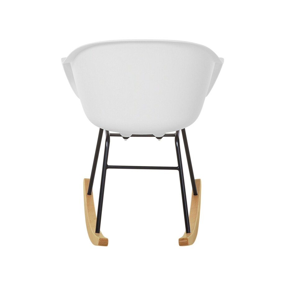 Krzesło bujane białe HARMONY