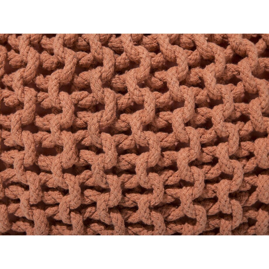 Puf 40 x 25 cm brązowy CONRAD