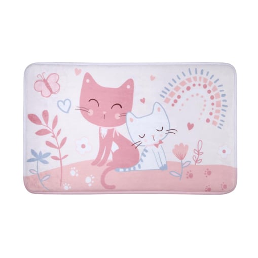 Dywanik dziecięcy ZOELINE różowy, 45 x 75 cm