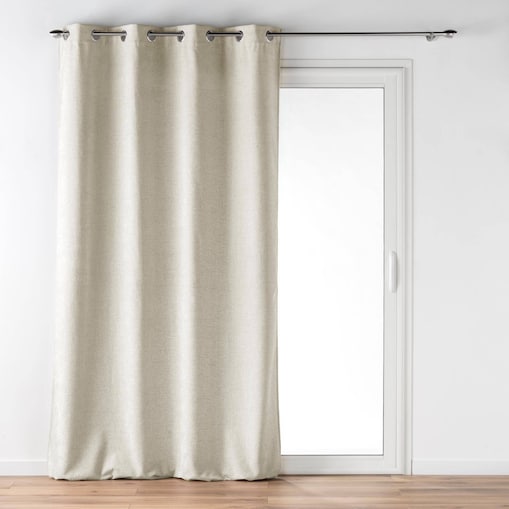 Zasłona na przelotkach, imitacja lnu, VERRA, 140 x 260 cm