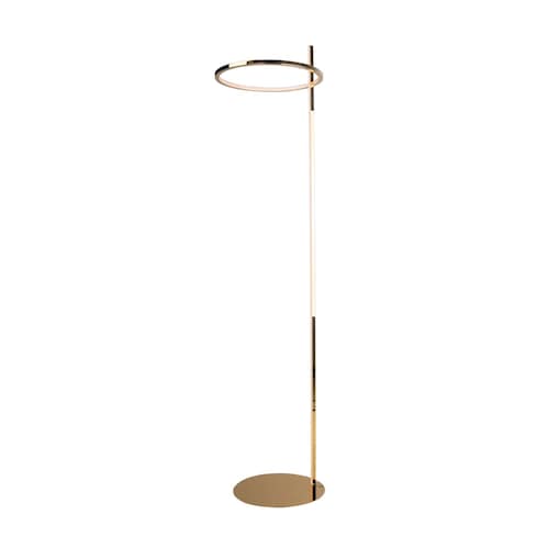 Geometryczna lampa podłogowa LOZANNA ledowa 27W 3000K złota
