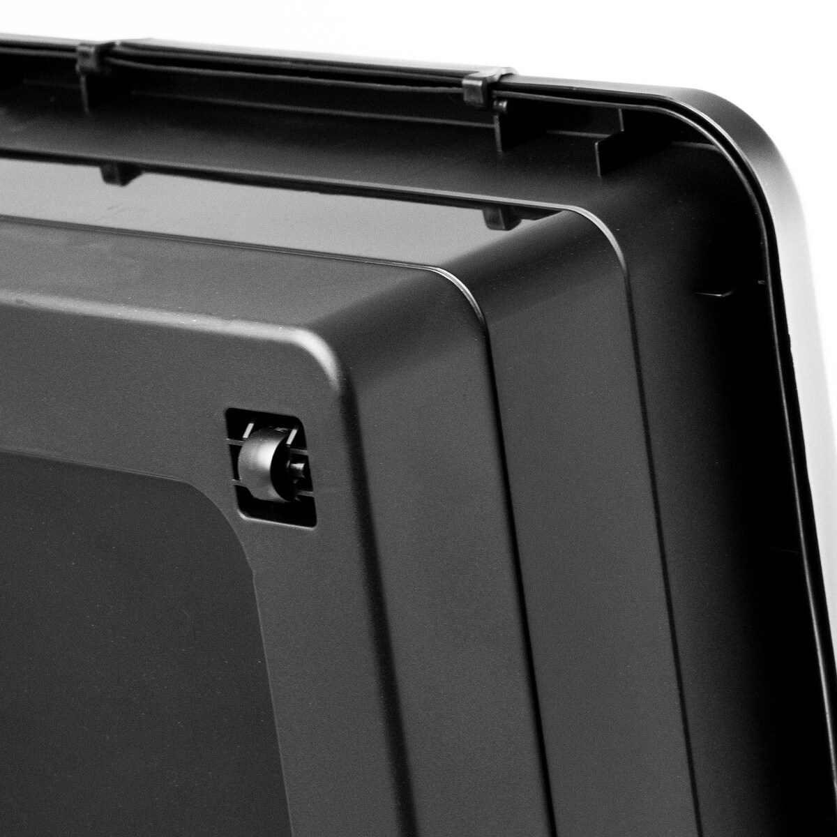 Pojemnik Plastikowy Pudełko Plastikowe Z Pokrywką Na Kółkach Box Czarny 28L