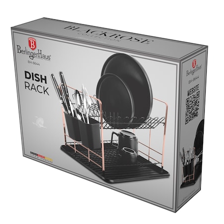 Suszarka do naczyń BerlingerHaus Black Rose BH-8644