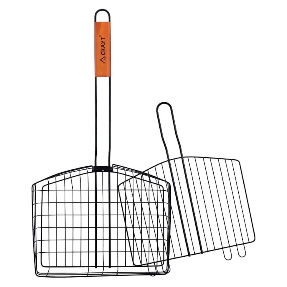 Ruszt do grillowania mięsa ryb warzyw 30cm SKAUT