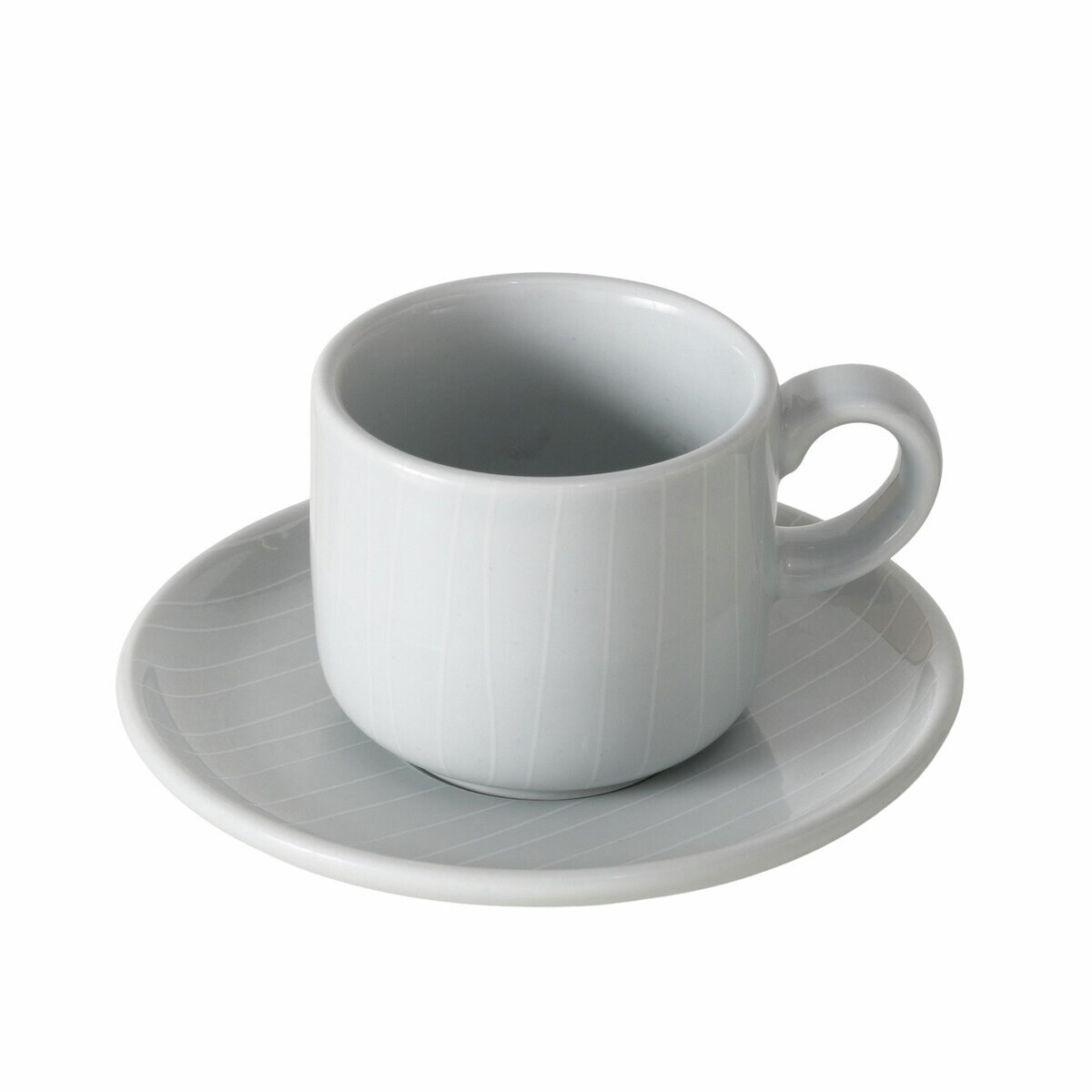 Filiżanka ze spodkiem BERGEN, wys. 5,5 cm