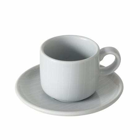 Filiżanka ze spodkiem BERGEN, wys. 5,5 cm