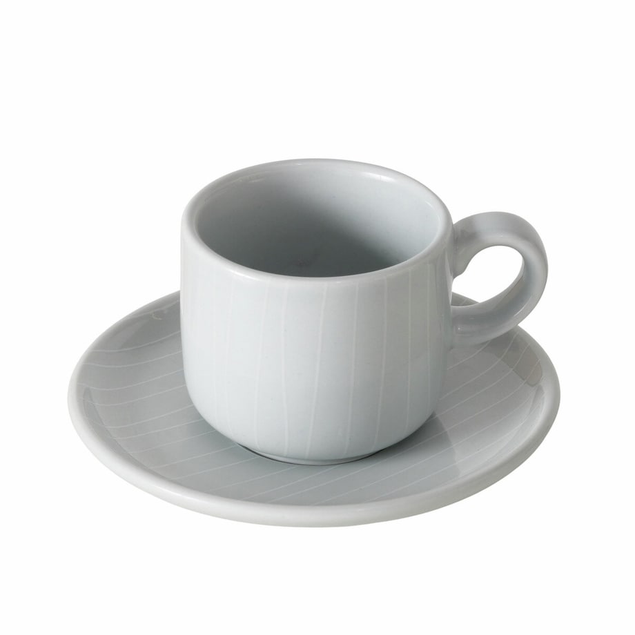 Filiżanka ze spodkiem BERGEN, wys. 5,5 cm