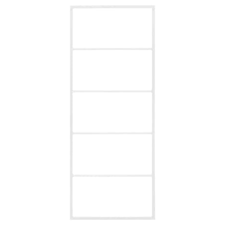 vidaXL Wieszak na ręczniki biały 45x10x115 cm stalowy