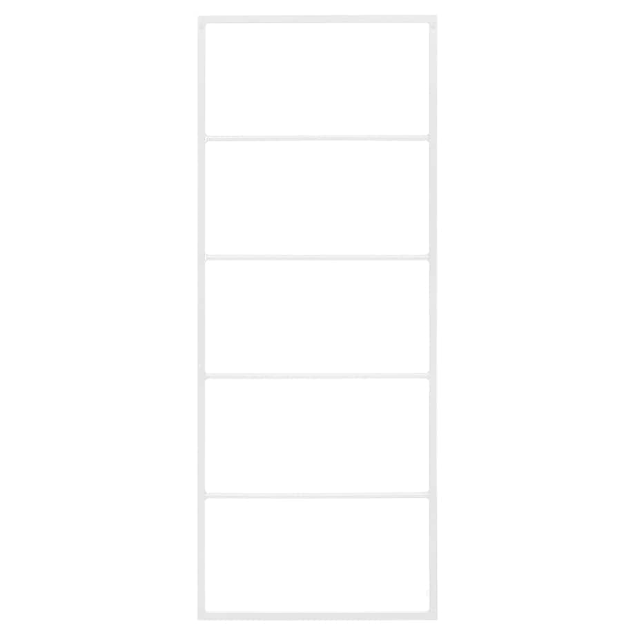 vidaXL Wieszak na ręczniki biały 45x10x115 cm stalowy