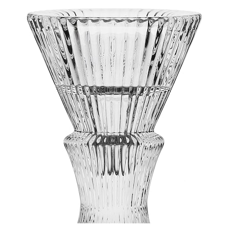 Szklany świecznik Lumella - Przezroczysty, 15 cm