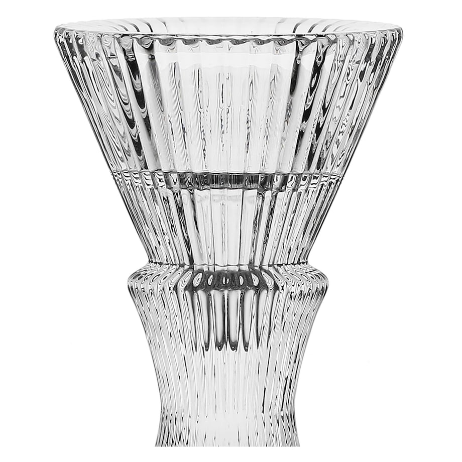 Szklany świecznik Lumella - Przezroczysty, 15 cm