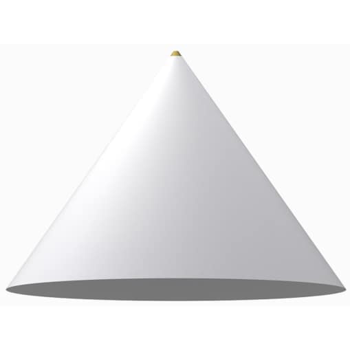 Klosz jadalniany Cameleon Zenith L 8071 Nowodvorski trójkątny biały
