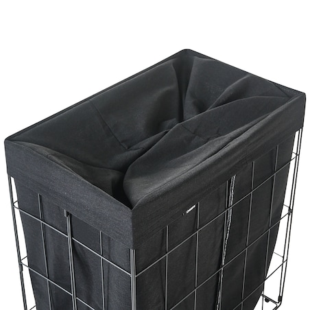 Kosz na pranie CULPINA Metal Czarny 100 L