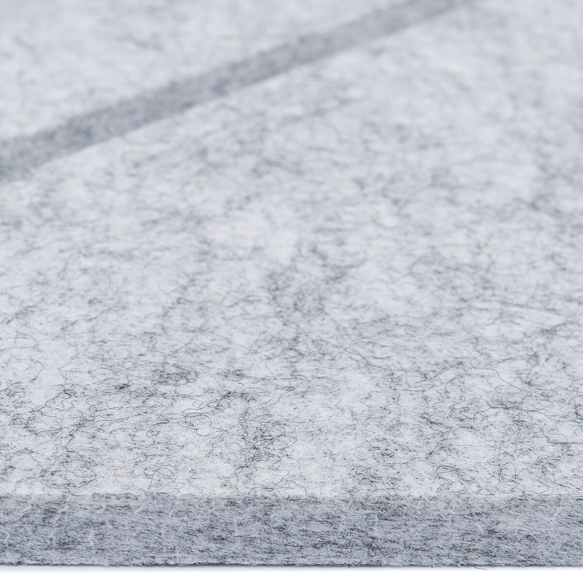 Zestaw 2 szt panel filcowy Felly 40x40 cm płytka kwadrat szary