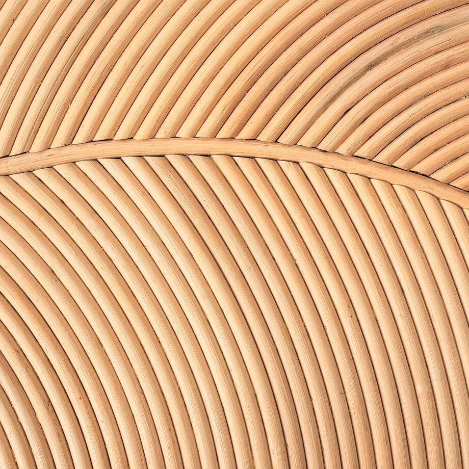 Zestaw 3 stolików kawowych PARALIA Rattan Naturalny