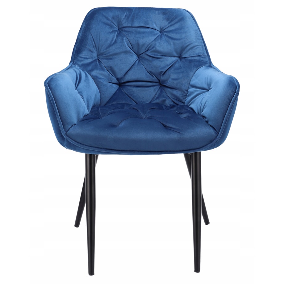 KRZESŁO welur TAPICEROWANE do salonu PIKOWANE