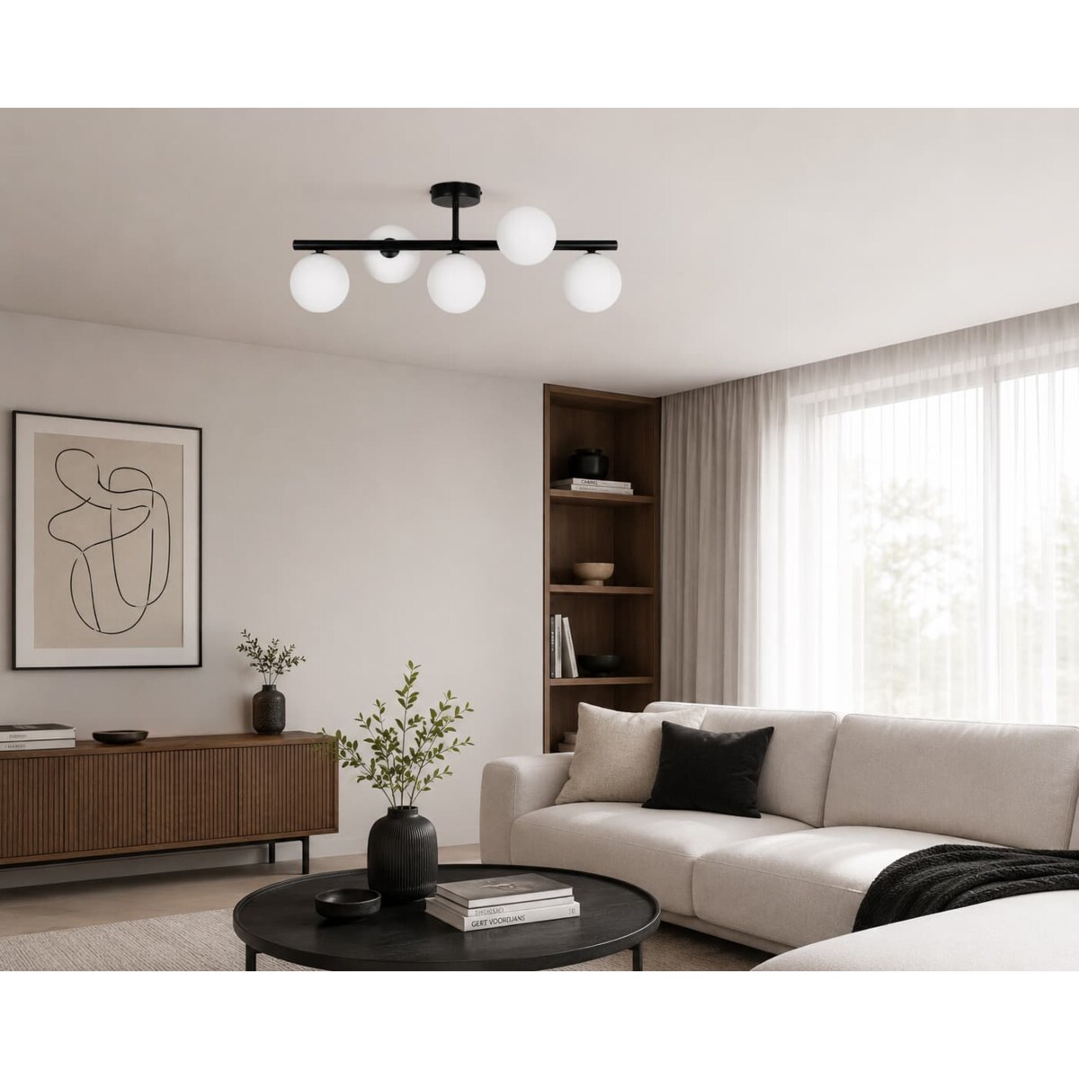 Lampa sufitowa K-5859 z serii FILO