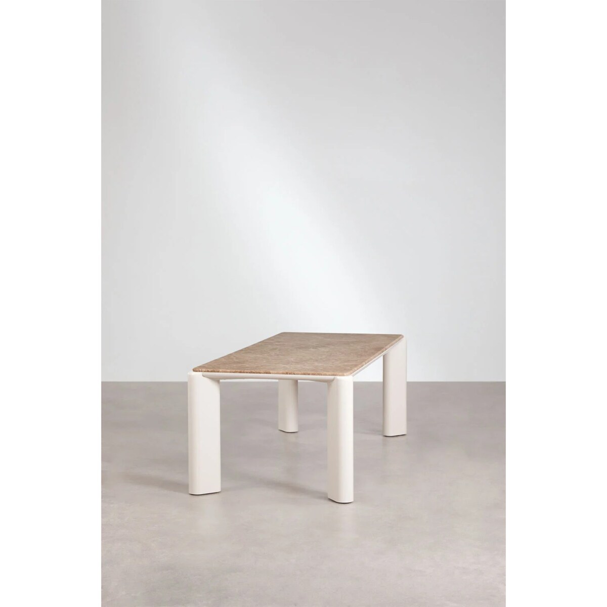 Prostokątny stół do jadalni 220x100 cm z MDF i marmuru Zanzibar
