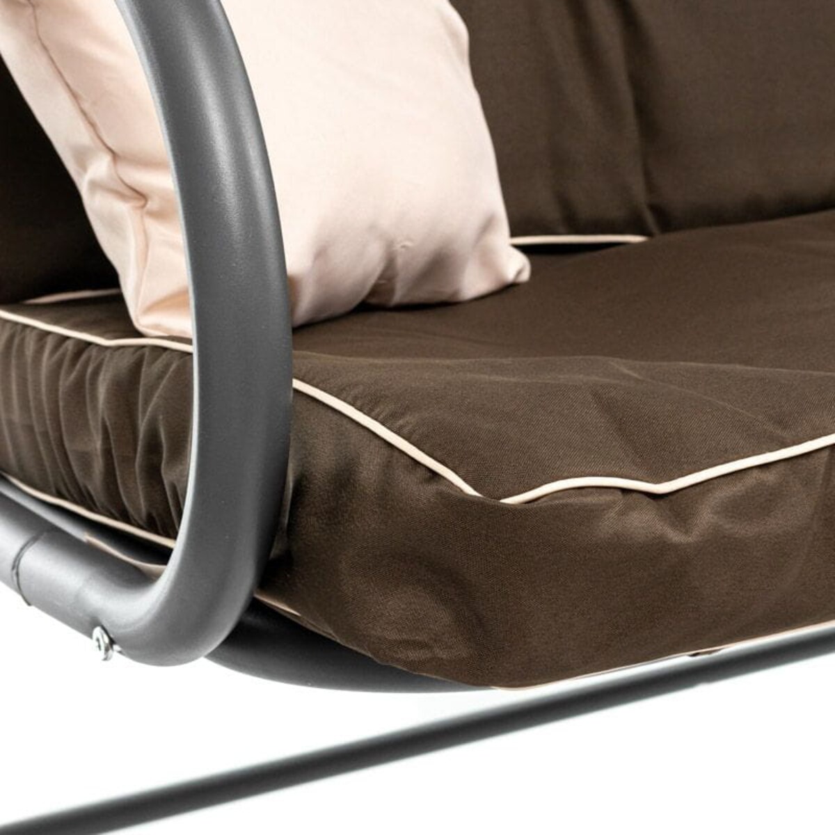 Huśtawka ogrodowa rozkładana Megi brązowa