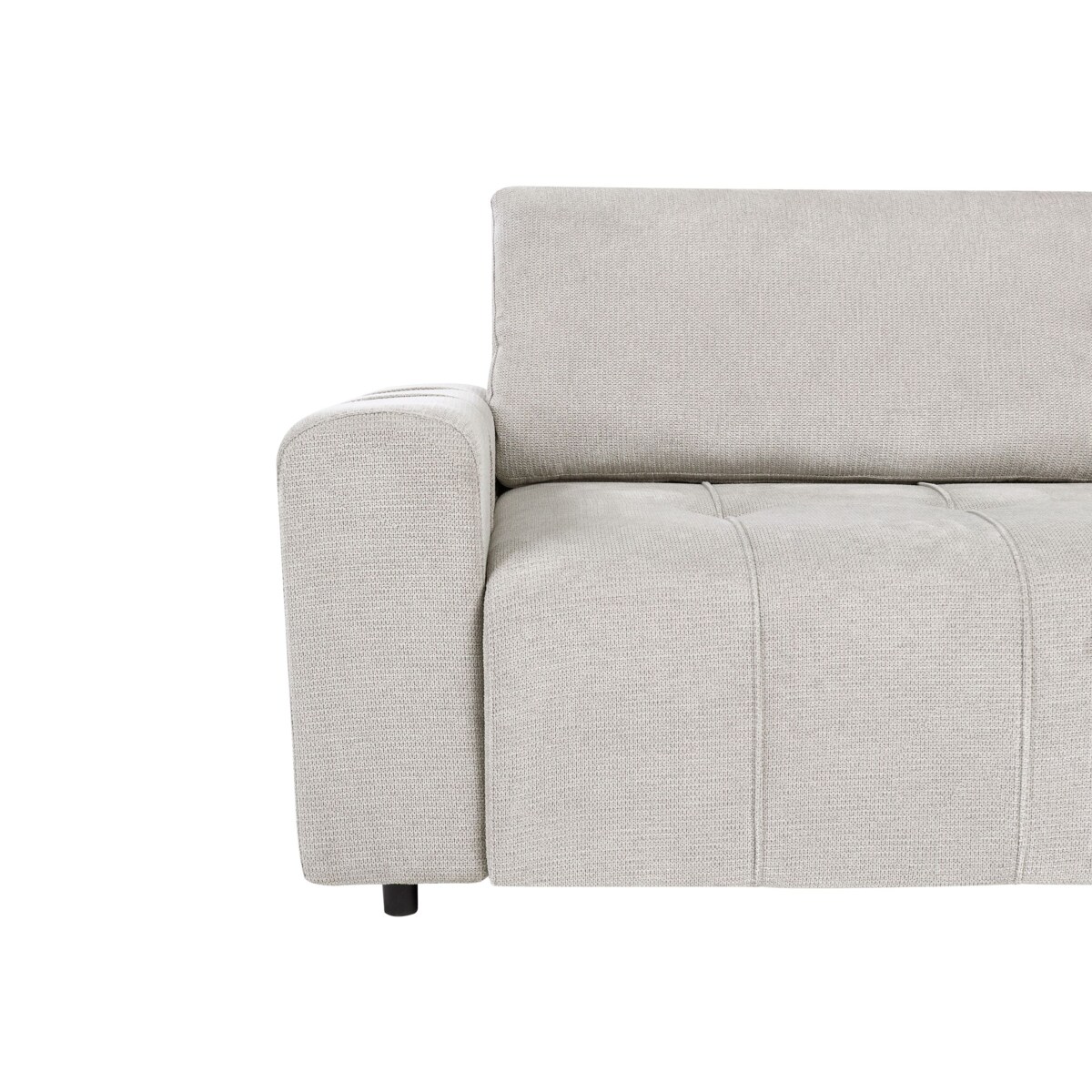 Sofa 2-osobowa rozkładana z pojemnikiem jasnoszara INNVIK