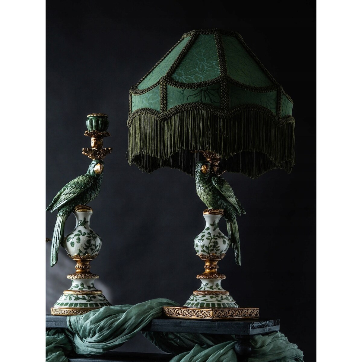 ABAŻUR NA ŻARÓWKĘ KLOSZ DUŻY 30cm E27 E14 DO LAMPY STOJĄCEJ WISZĄCEJ RETRO