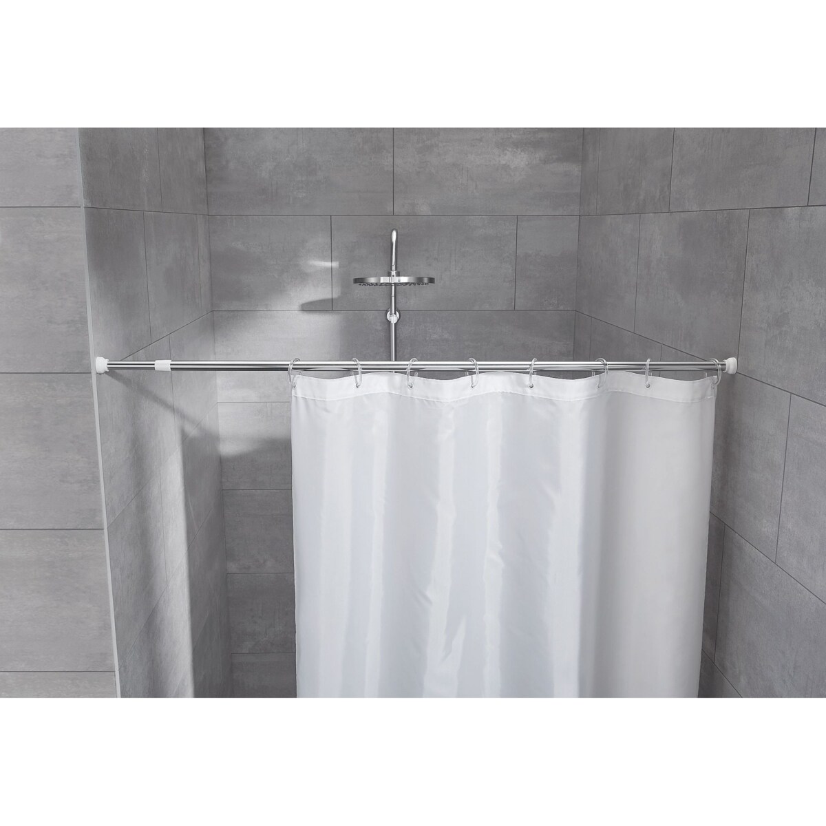 Kleine Wolke Drążek teleskopowy 21 mm 125-220 cm aluminium chrom