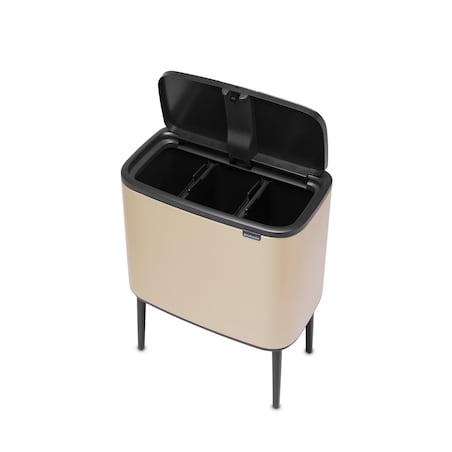 Kosz na śmieci Touch Bin Bo 3 x 11L Szampański 304644