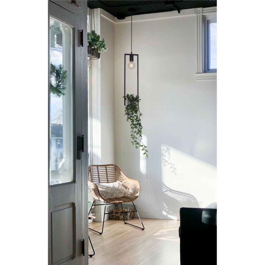 Lampa wisząca z kwietnikiem K-4037 z serii ESTERA