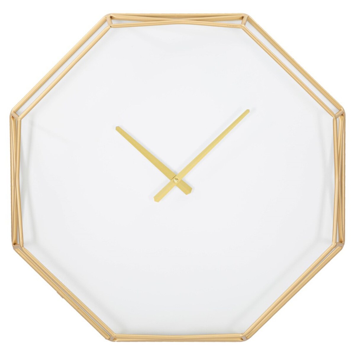 Zegar na ścianę w stylu glamour, Ø 56x6,5 cm RELOGIO ośmiokątny