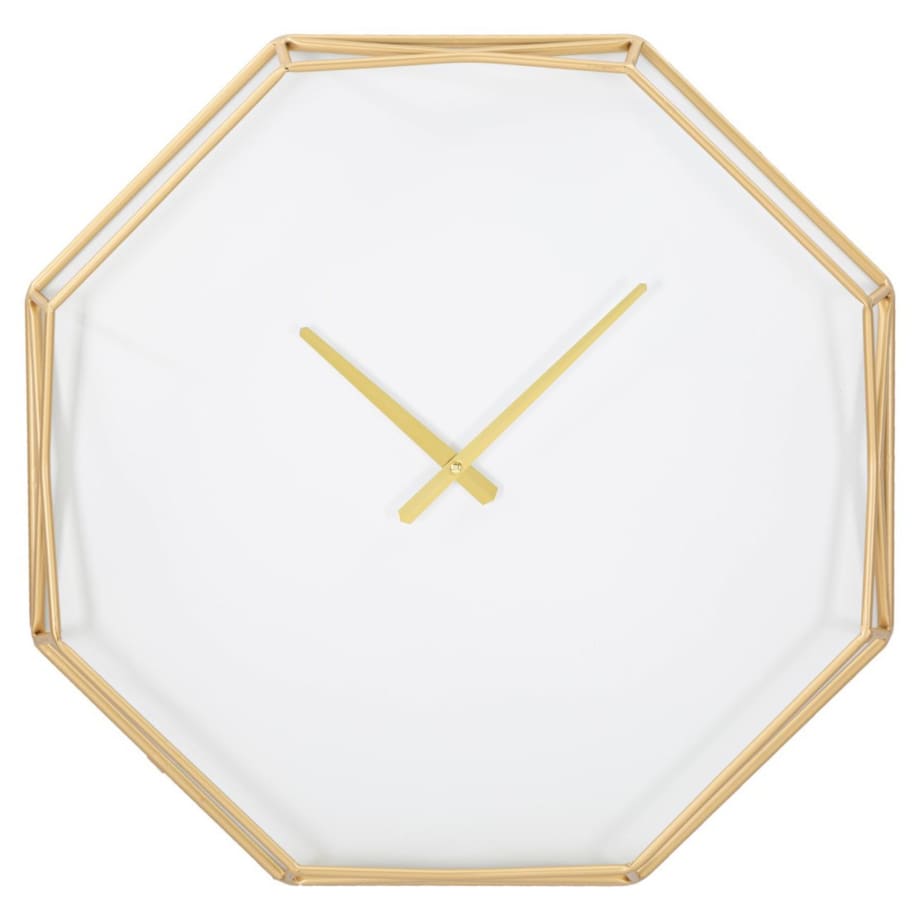 Zegar na ścianę w stylu glamour, Ø 56x6,5 cm RELOGIO ośmiokątny