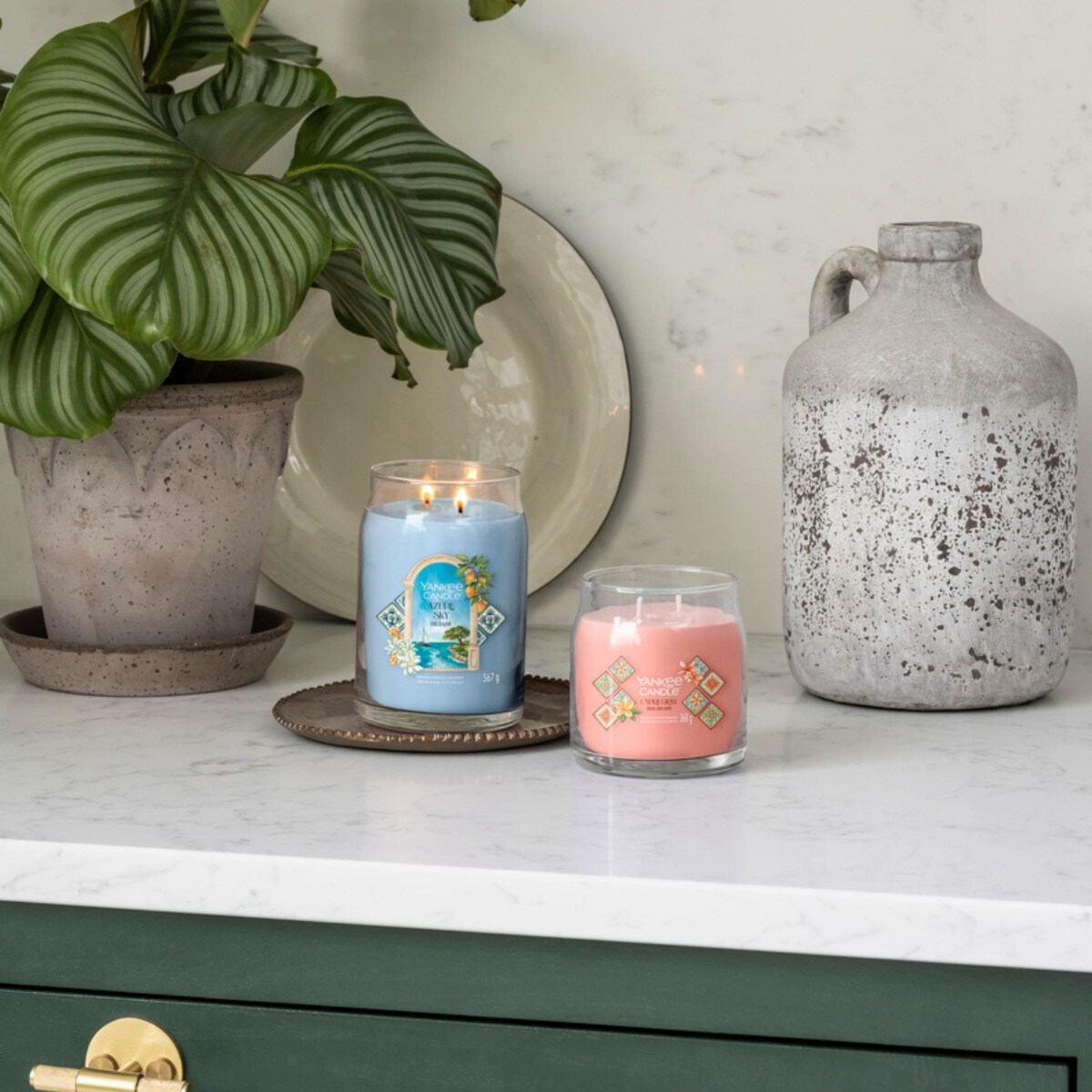 YC SIGNATURE – Świeca duża AZURE SKY