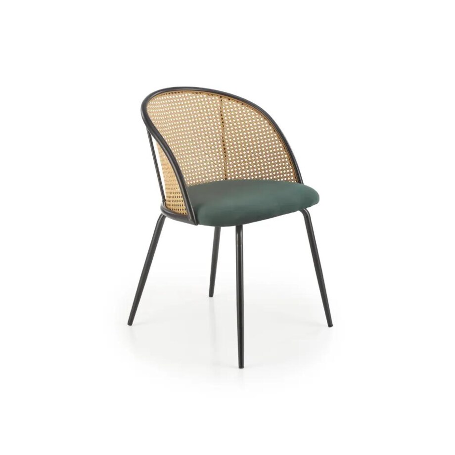 Krzesło K508 VELVET zielone