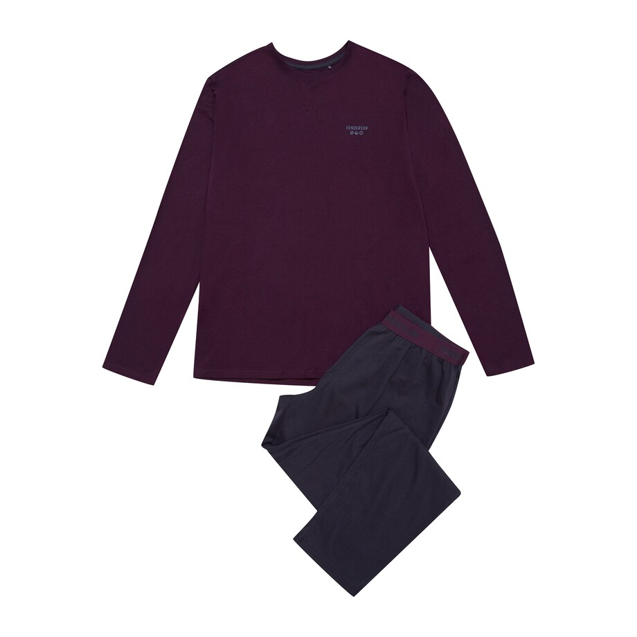 Piżama Hoax 41921-93X Fioletowa Fioletowy, L