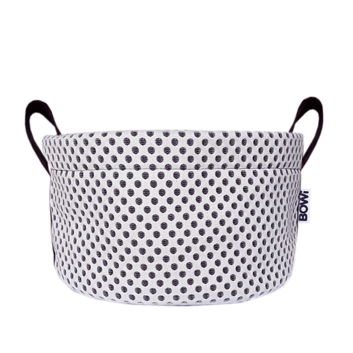 Pojemnik na kosmetyki do łazienki M - kropki