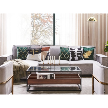 Świecznik metalowy 12 cm czarny BANGKA