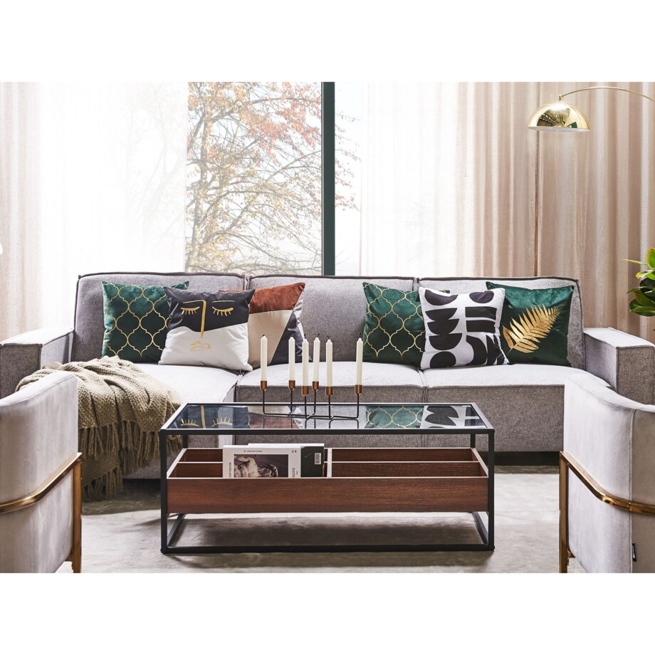 Świecznik metalowy 12 cm czarny BANGKA